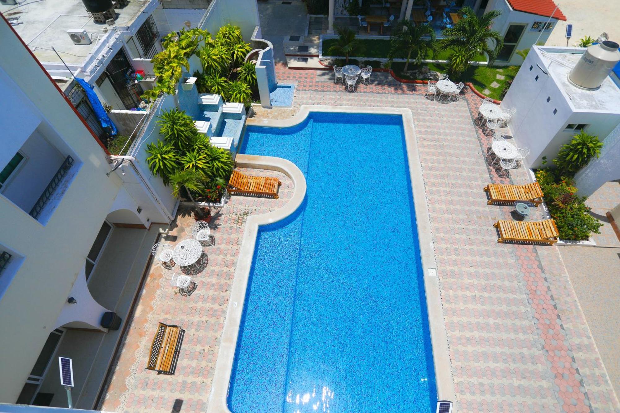 Hotel Maria de Lourdes Cancún Exterior foto